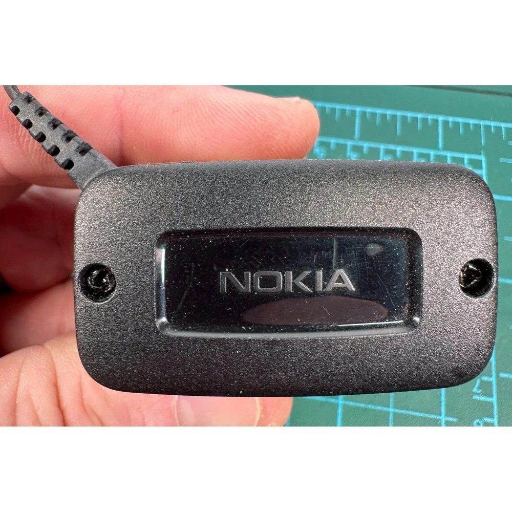 Nokia AC-3U Travel Charger Wall Adapter 5V 350mA Small Pin 2mm Connector Black